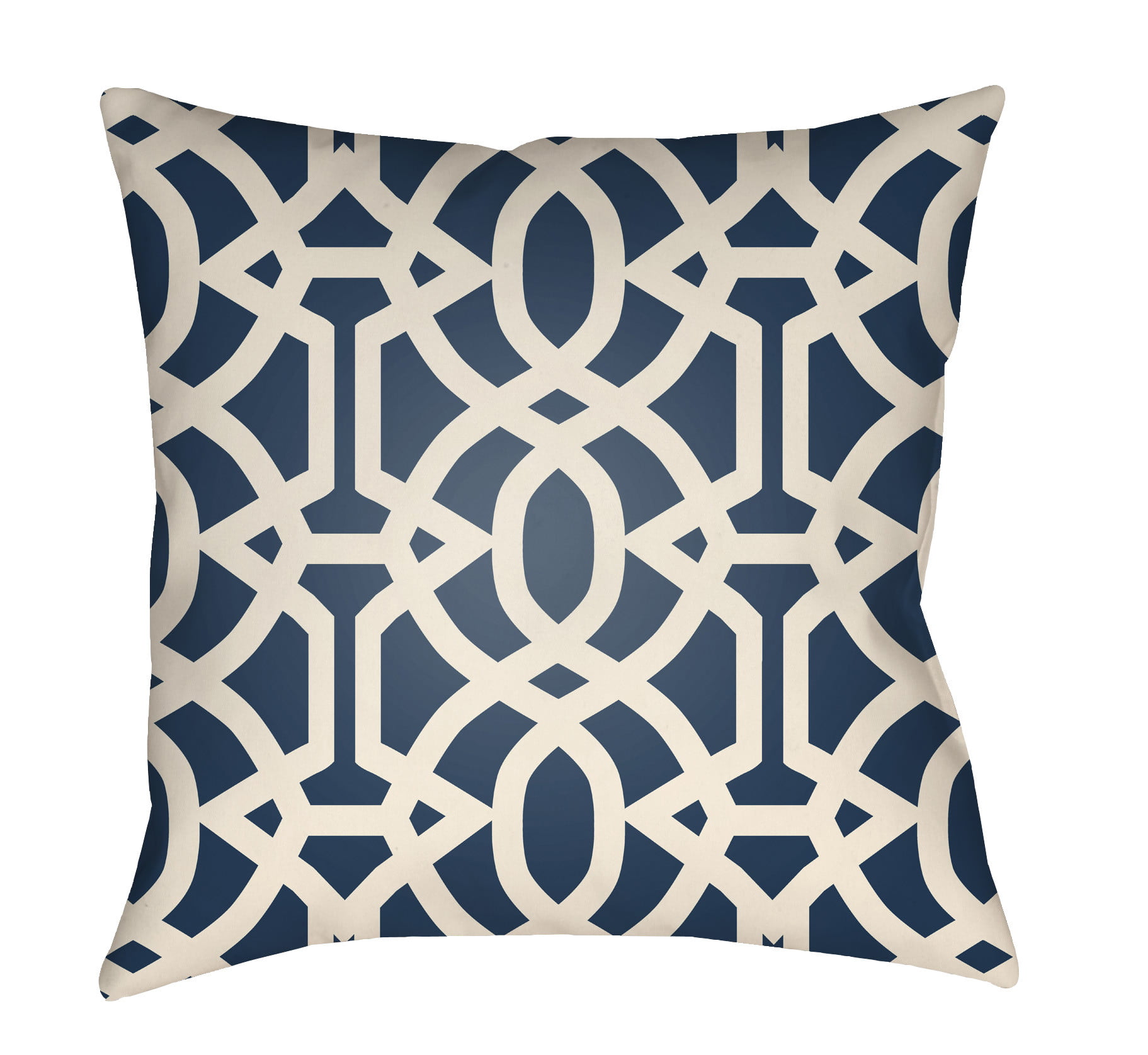Picture of Artistic Weavers LTCH1111-1818 Litchfield Square Pillow&#44; Navy Blue &amp; Ivory - 18 x 18 in.
