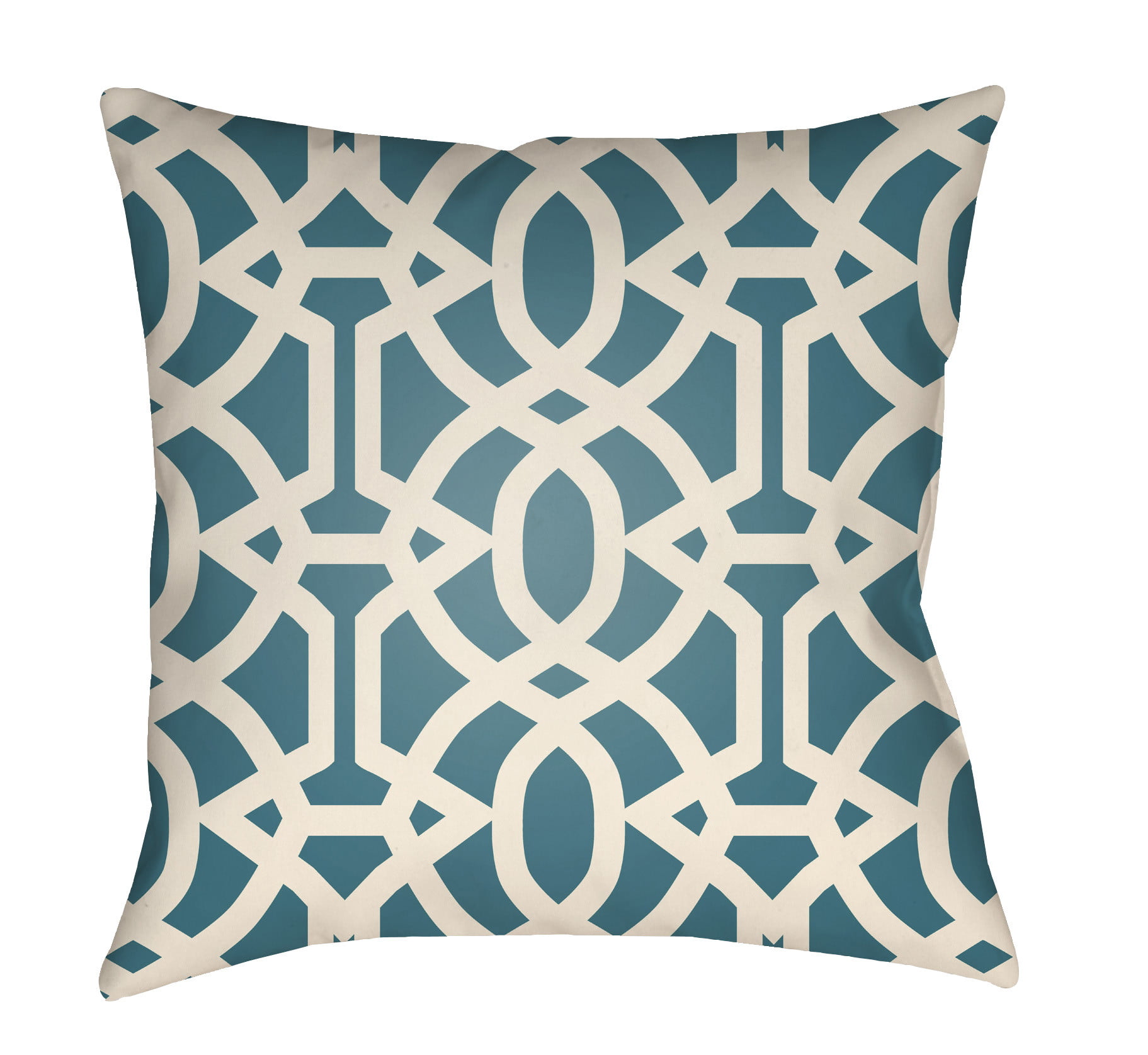 Picture of Artistic Weavers LTCH1114-2020 Litchfield Square Pillow&#44; Teal &amp; Ivory - 20 x 20 in.