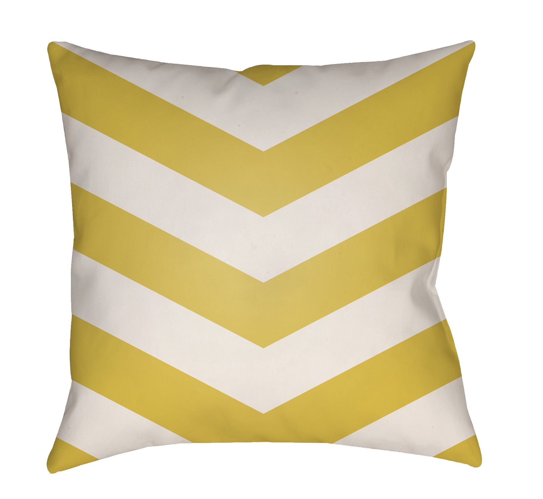 Picture of Artistic Weavers LTCH1005-1616 Litchfield Square Pillow&#44; Bright Yellow &amp; Ivory - 16 x 16 in.