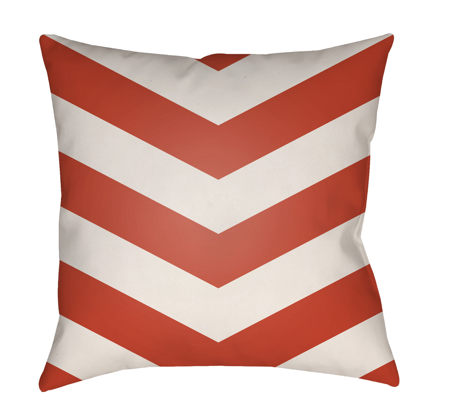 Picture of Artistic Weavers LTCH1006-2222 Litchfield Square Pillow&#44; Poppy Red &amp; Ivory - 22 x 22 in.