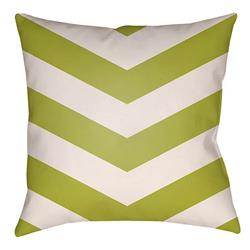 LTCH1009-2626 Litchfield Square Pillow, Lime Green & Ivory - 26 x 26 in.