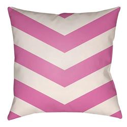 LTCH1011-2020 Litchfield Square Pillow, Fuchsia & Ivory - 20 x 20 in.
