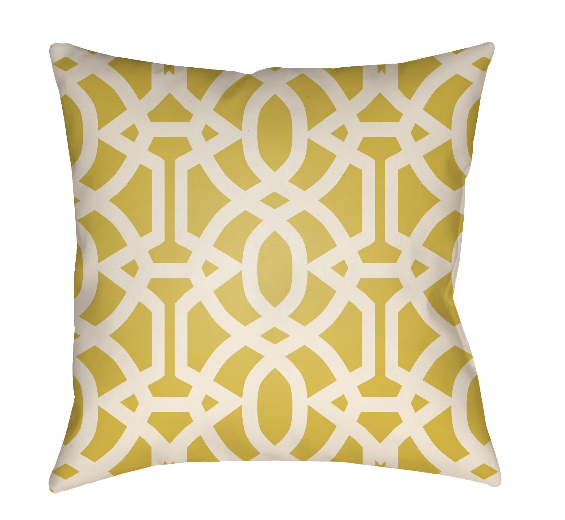 Picture of Artistic Weavers LTCH1115-1616 Litchfield Square Pillow&#44; Bright Yellow & Ivory - 16 x 16 ft.