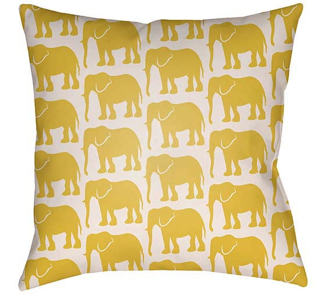 Picture of Artistic Weavers LOTA1412-1818 Lolita Square Pillow&#44; Bright Yellow &amp; Ivory - 18 x 18 in.