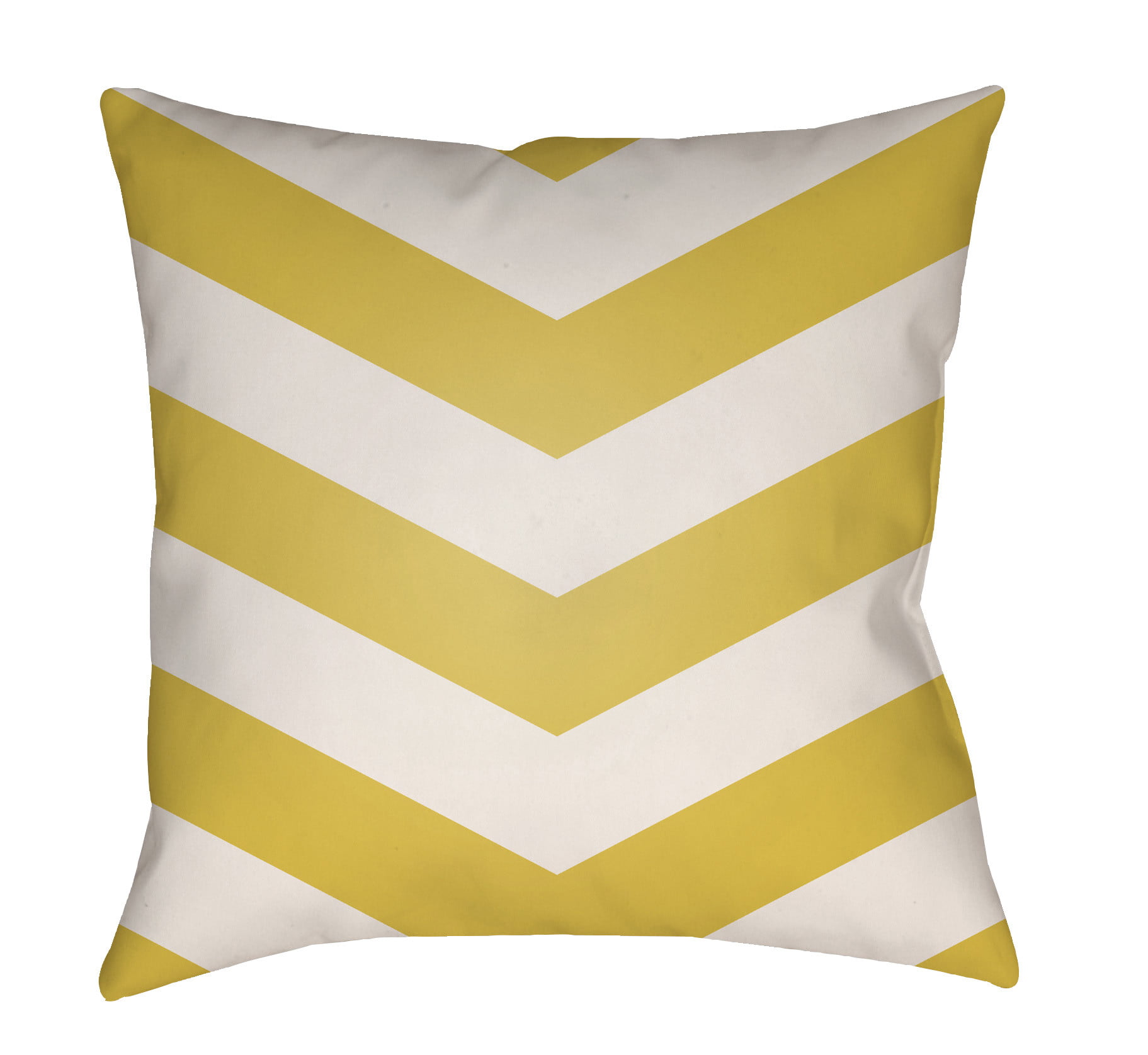 LTCH1005-1818 Litchfield Square Pillow, Bright Yellow & Ivory - 18 x 18 in.