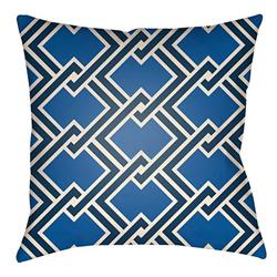 LTCH1102-2020 Litchfield Square Pillow, Royal Blue & Navy Blue - 20 x 20 in.