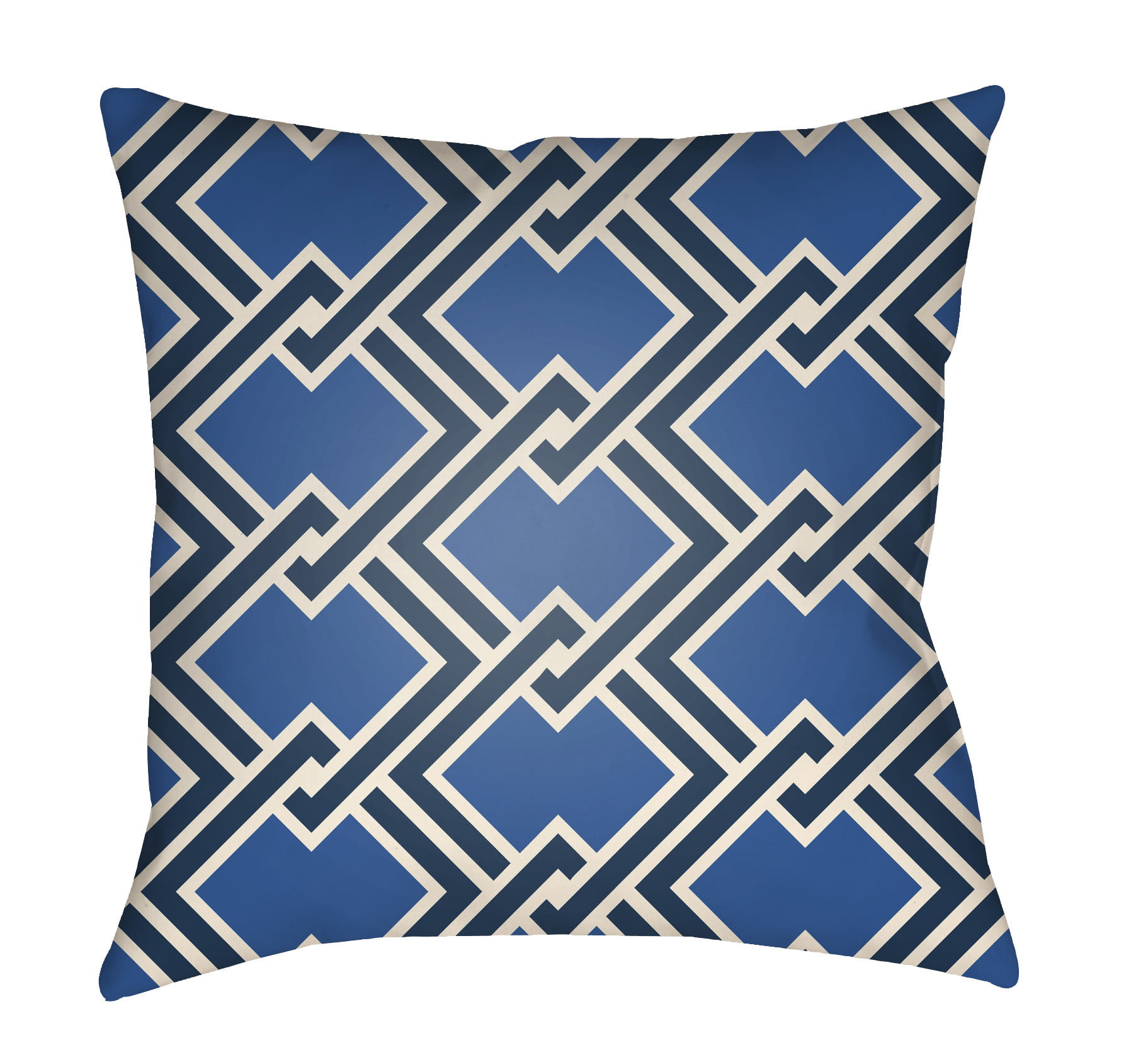 Picture of Artistic Weavers LTCH1102-2222 Litchfield Square Pillow&#44; Royal Blue &amp; Navy Blue - 22 x 22 in.