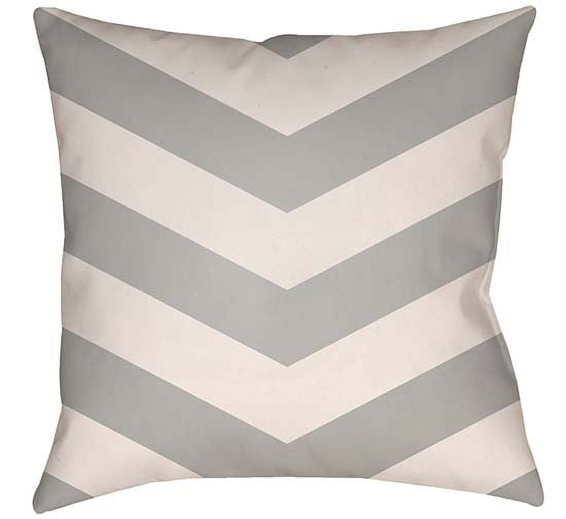 Picture of Artistic Weavers LTCH1004-1616 Litchfield Square Pillow&#44; Light Gray &amp; Ivory - 16 x 16 in.