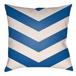 LTCH1008-2626 Litchfield Square Pillow, Royal Blue & Ivory - 26 x 26 in.