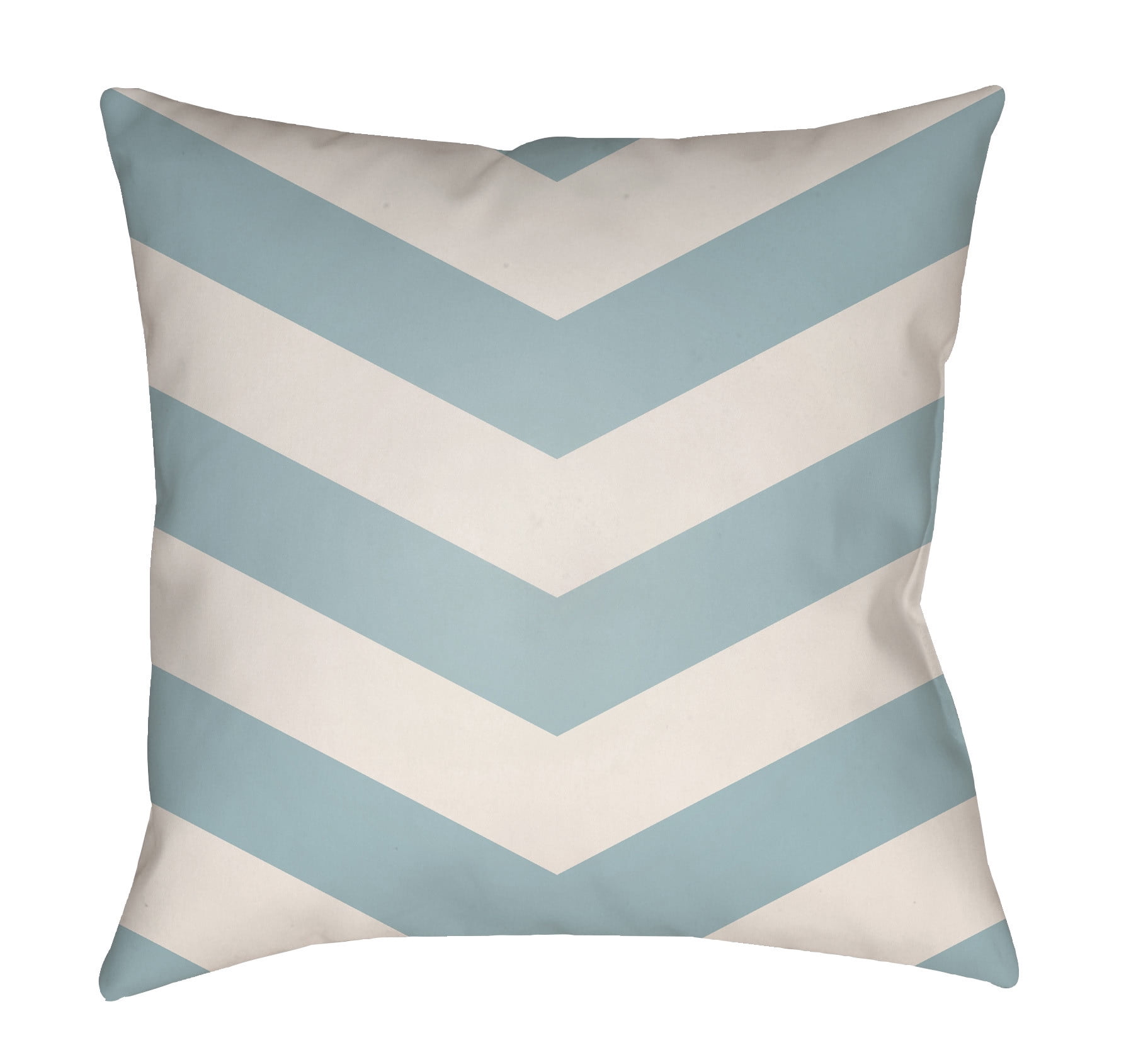 LTCH1003-1616 Litchfield Square Pillow, Light Blue & Ivory - 16 x 16 in.