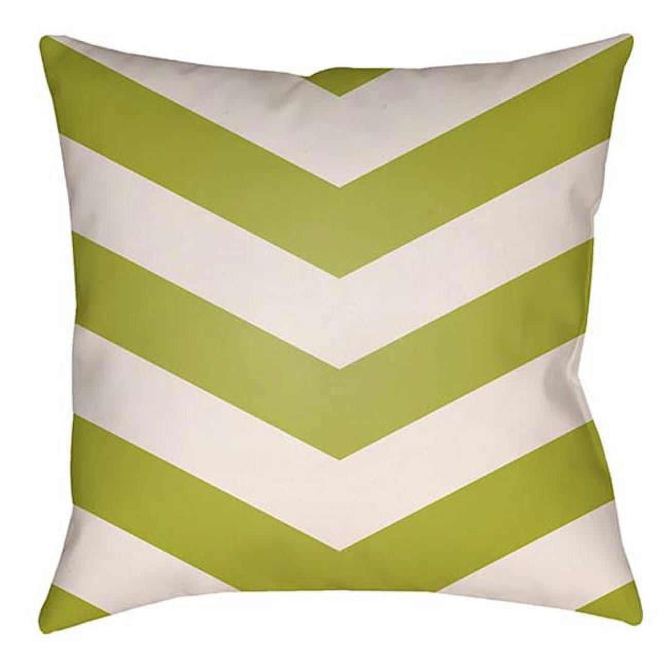 Picture of Artistic Weavers LTCH1009-2020 Litchfield Square Pillow&#44; Lime Green &amp; Ivory - 20 x 20 in.
