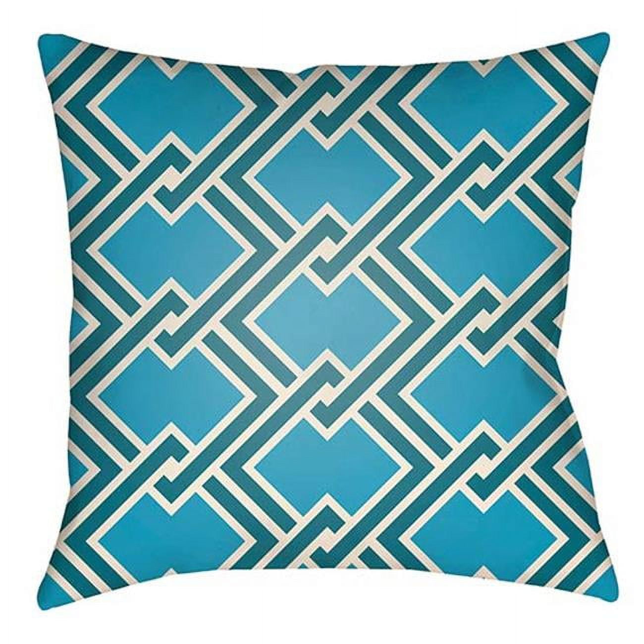 Picture of Artistic Weavers LTCH1103-2020 Litchfield Square Pillow&#44; Aqua &amp; Teal - 20 x 20 in.