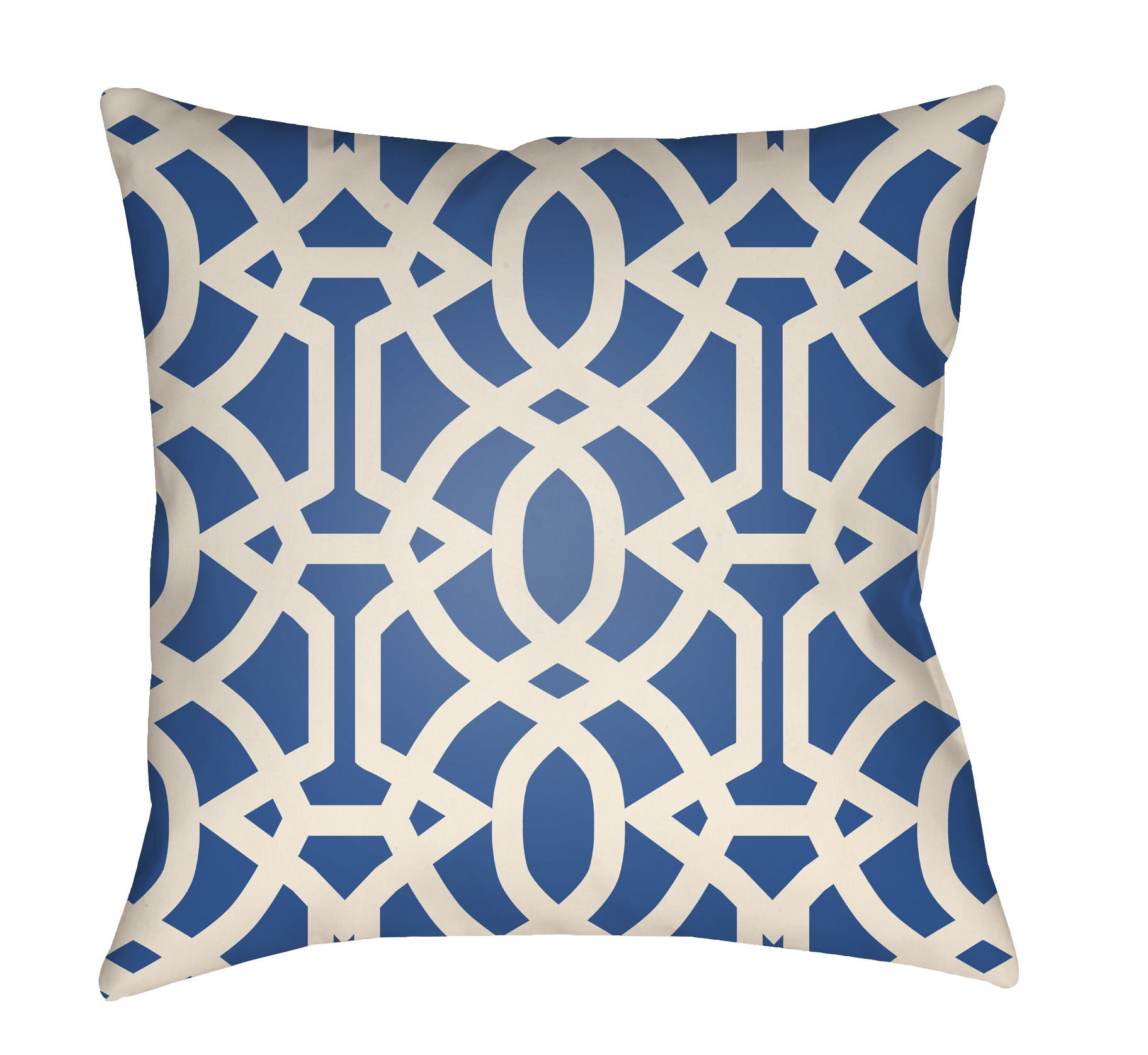 Picture of Artistic Weavers LTCH1113-1616 Litchfield Square Pillow&#44; Royal Blue &amp; Ivory - 16 x 16 in.