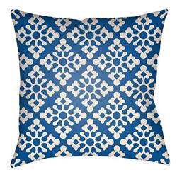 LTCH1360-1818 Litchfield Square Pillow, Royal Blue & Ivory - 18 x 18 in.
