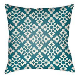LTCH1366-2626 Litchfield Square Pillow, Teal & Ivory - 26 x 26 in.