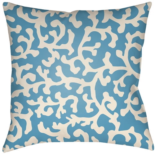 LTCH1394-1616 Litchfield Square Pillow, Onyx Black & Ivory - 16 x 16 ft.