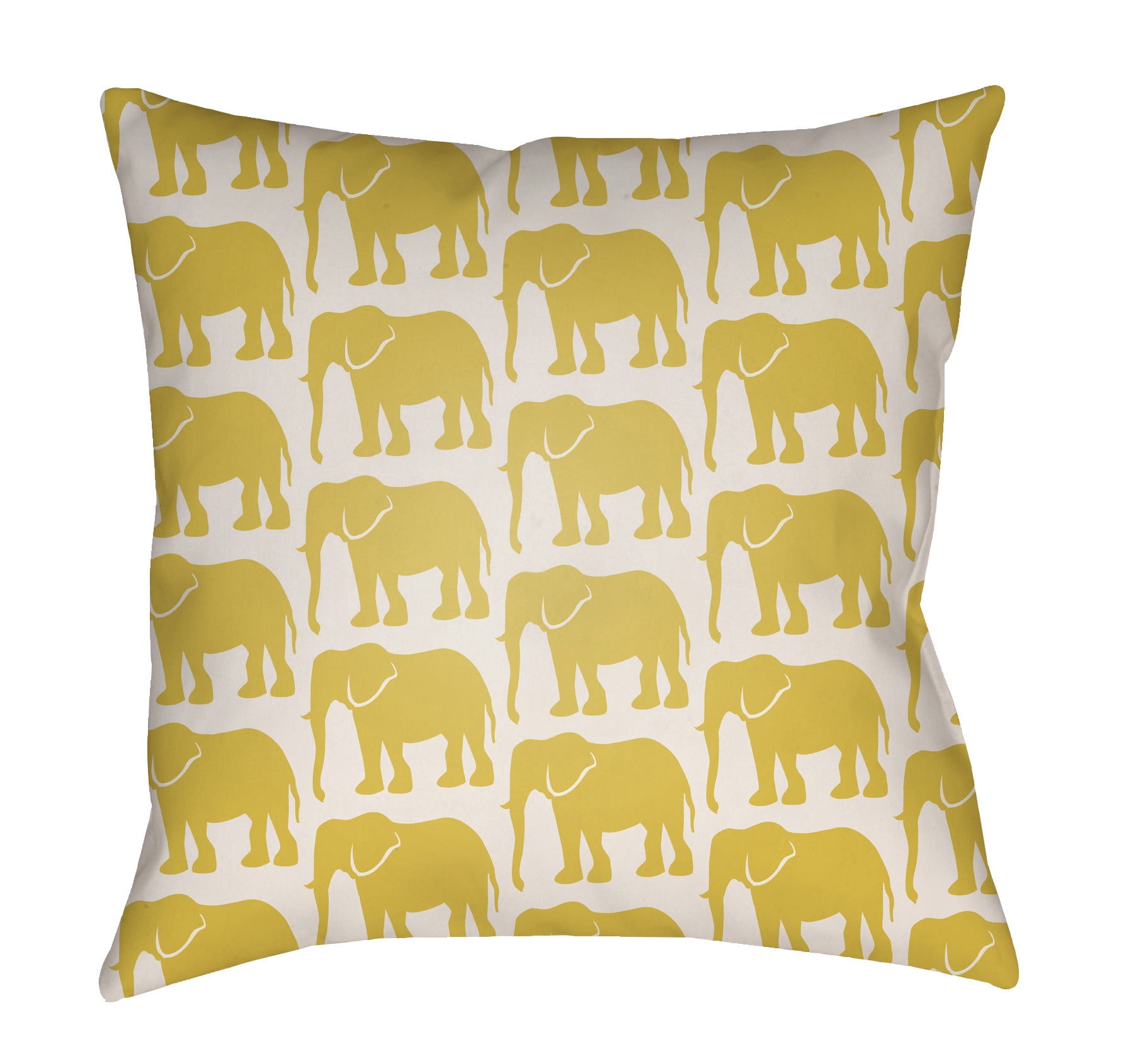 Picture of Artistic Weavers LOTA1412-2626 Lolita Square Pillow&#44; Bright Yellow &amp; Ivory - 26 x 26 in.