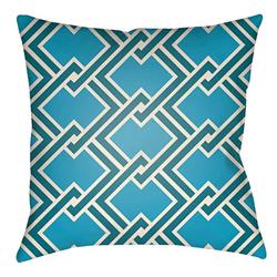 LTCH1103-1616 Litchfield Square Pillow, Aqua & Teal - 16 x 16 in.