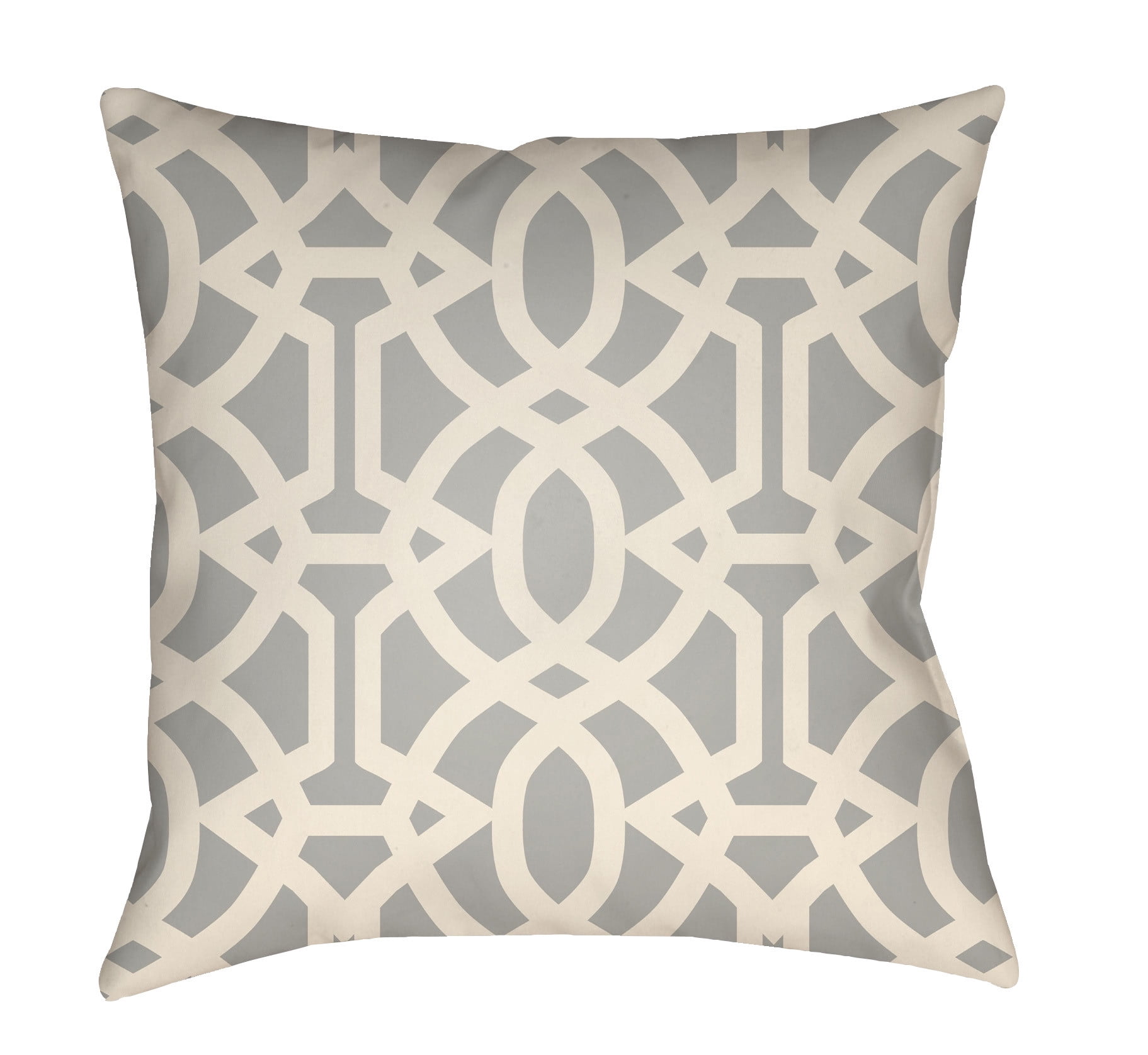 LTCH1124-2626 Litchfield Square Pillow, Gray & Ivory - 26 x 26 in.