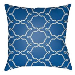 LTCH1348-2020 Litchfield Square Pillow, Royal Blue & Ivory - 20 x 20 in.