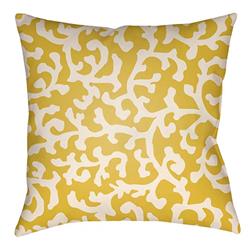 LTCH1389-2626 Litchfield Square Pillow, Bright Yellow & Ivory - 26 x 26 in.