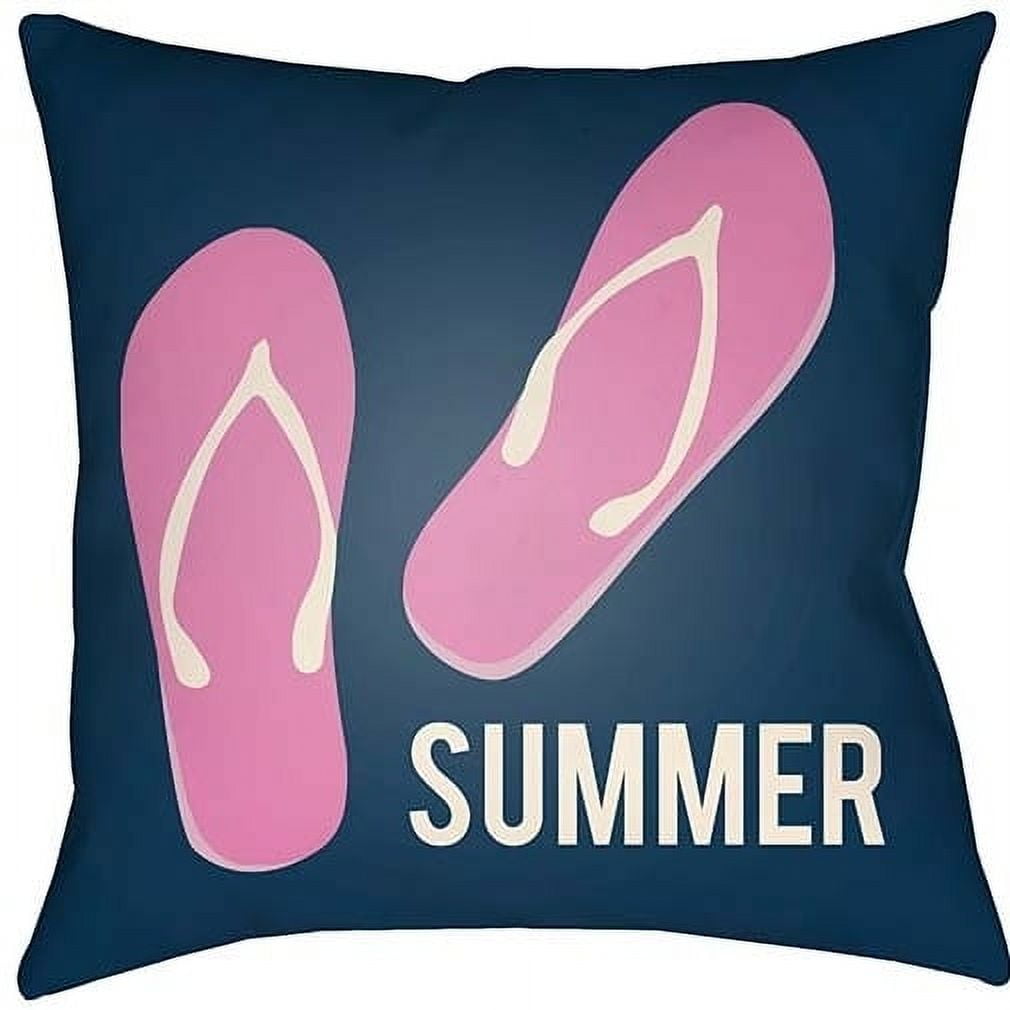 LTCH1438-1616 Litchfield Square Pillow, Blue - 16 x 16 in.