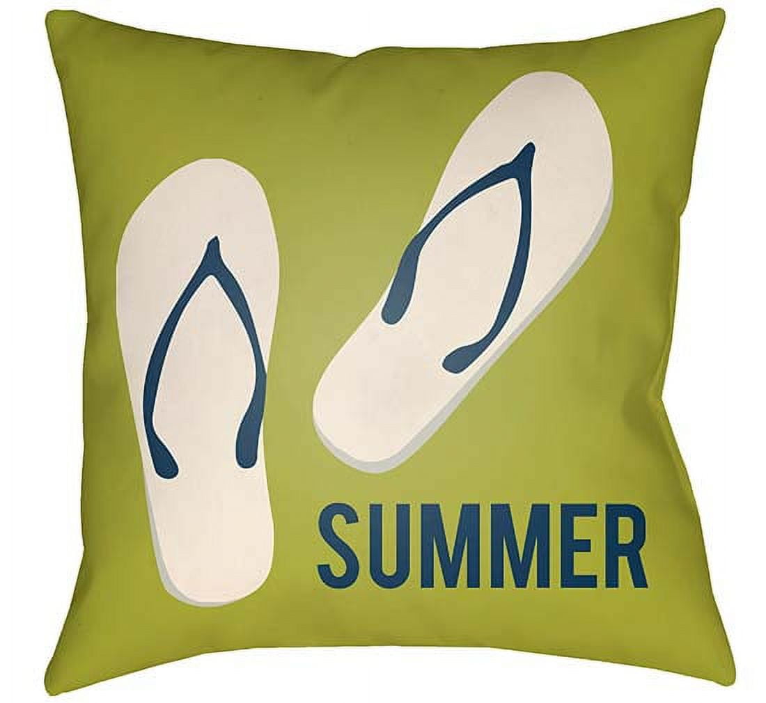LTCH1441-1818 Litchfield Square Pillow, Green - 18 x 18 in.