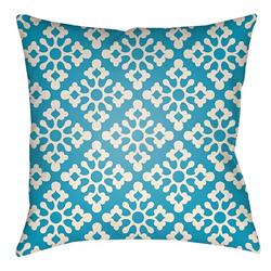 LTCH1357-2020 Litchfield Square Pillow, Aqua & Ivory - 20 x 20 in.