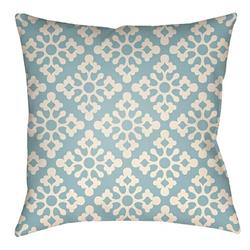 LTCH1362-1818 Litchfield Square Pillow, Light Blue & Ivory - 18 x 18 in.