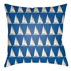 LTCH1410-1616 Litchfield Square Pillow, Royal Blue & Ivory - 16 x 16 in.