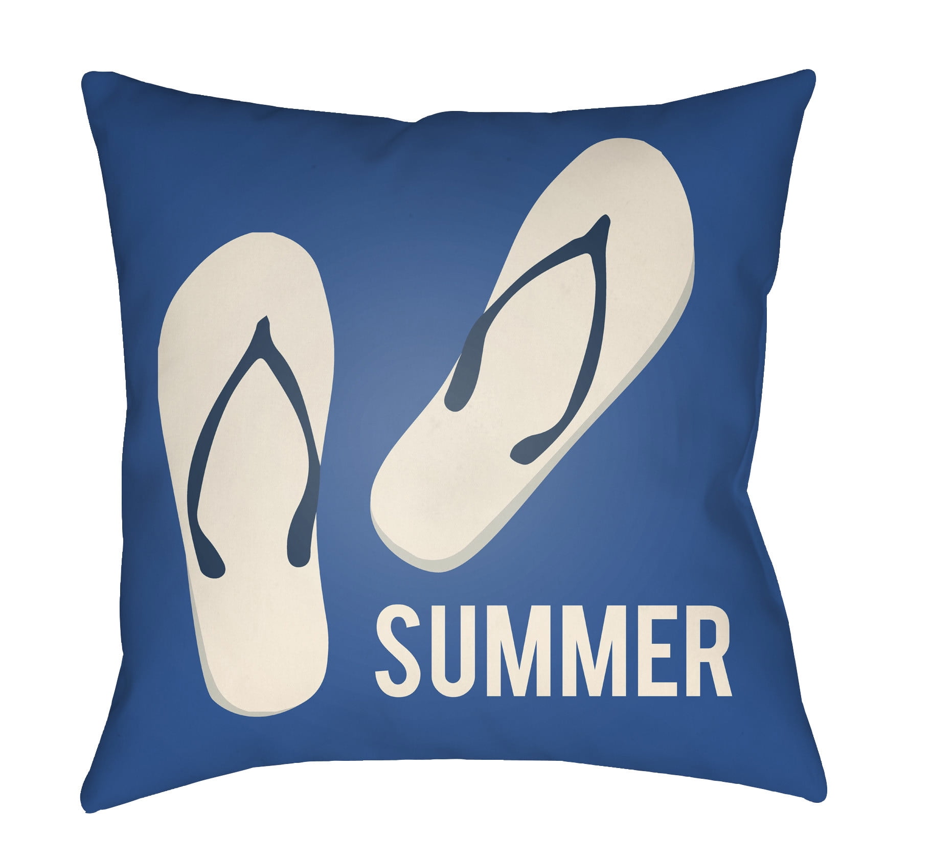 LTCH1445-1818 Litchfield Square Pillow, Blue - 18 x 18 in.