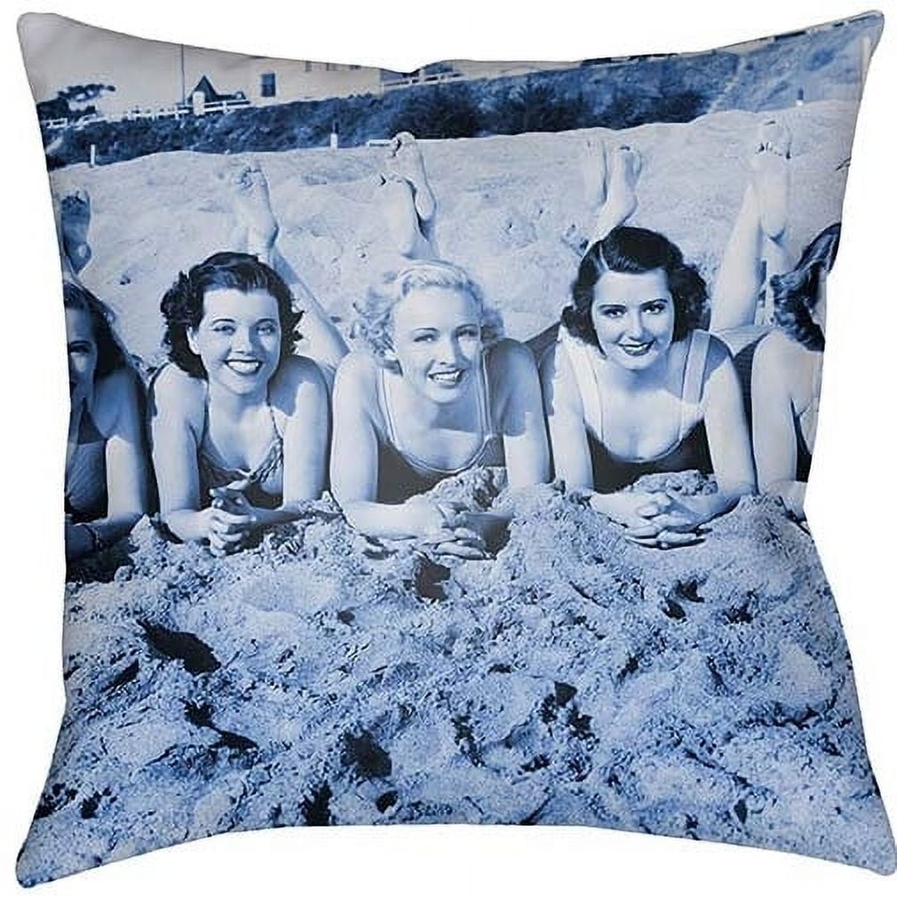 LTCH1457-2626 Litchfield Square Pillow, Royal Blue - 26 x 26 in.