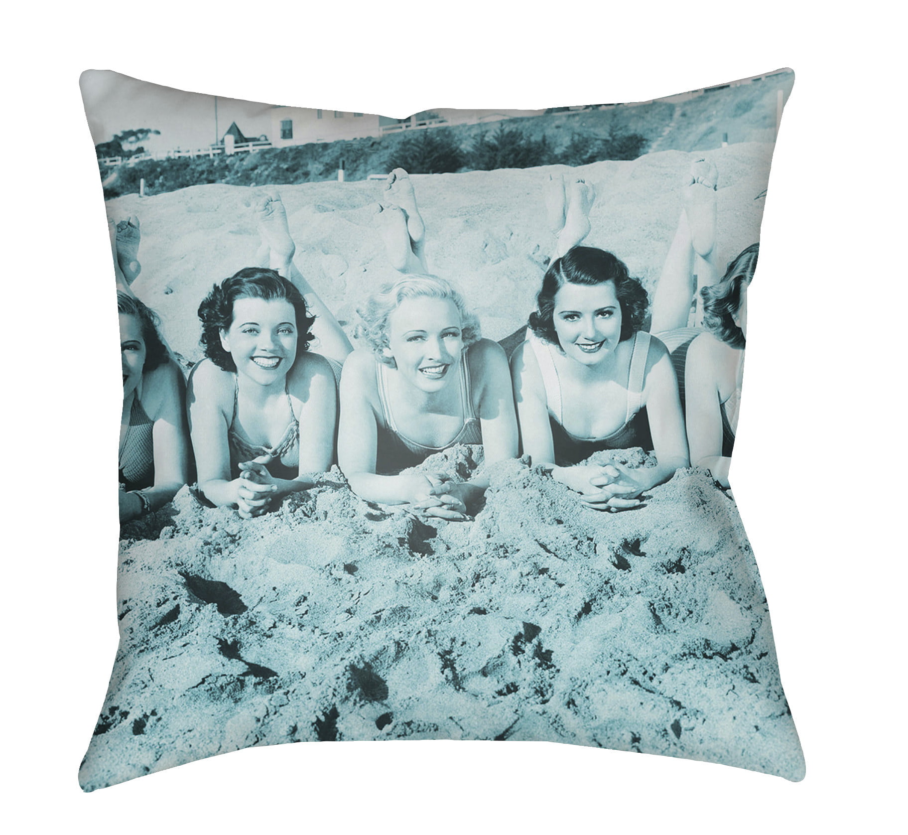 LTCH1459-2020 Litchfield Square Pillow, Teal - 20 x 20 in.