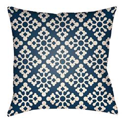 LTCH1367-2626 Litchfield Square Pillow, Navy Blue & Ivory - 26 x 26 in.