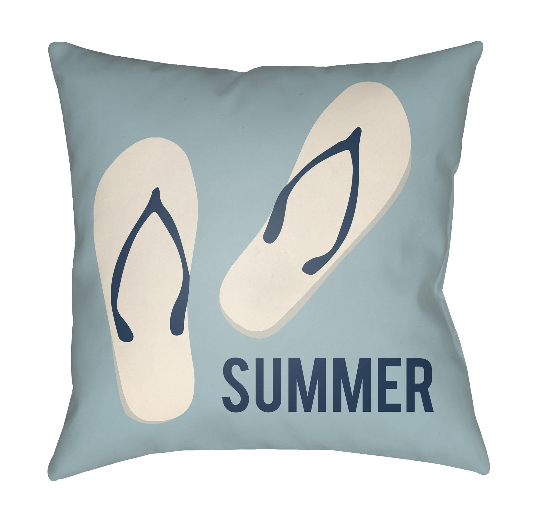 LTCH1443-2020 Litchfield Square Pillow, Blue - 20 x 20 in.
