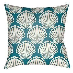 LTCH1480-1616 Litchfield Square Pillow, Teal & Ivory - 16 x 16 in.