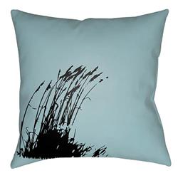 LTCH1494-2020 Litchfield Square Pillow, Light Blue & Onyx Black - 20 x 20 in.