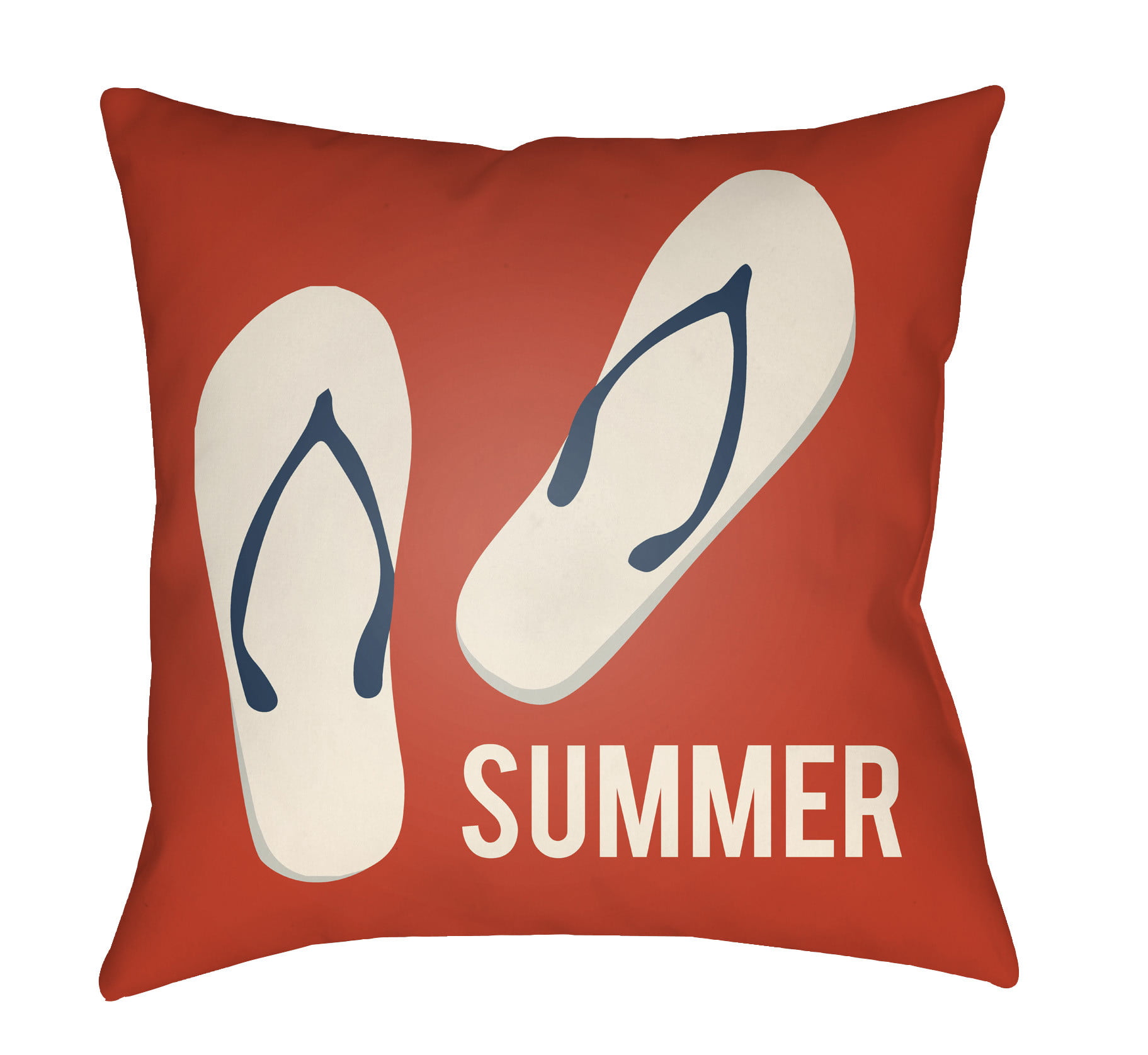 LTCH1444-1818 Litchfield Square Pillow, Red - 18 x 18 in.