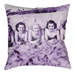 LTCH1460-1616 Litchfield Square Pillow, Violet - 16 x 16 in.