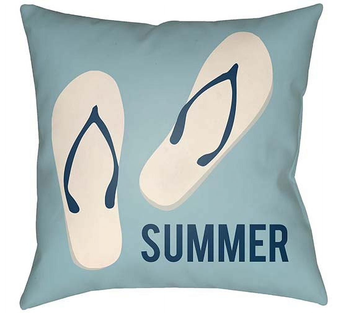 LTCH1443-1616 Litchfield Square Pillow, Blue - 16 x 16 in.