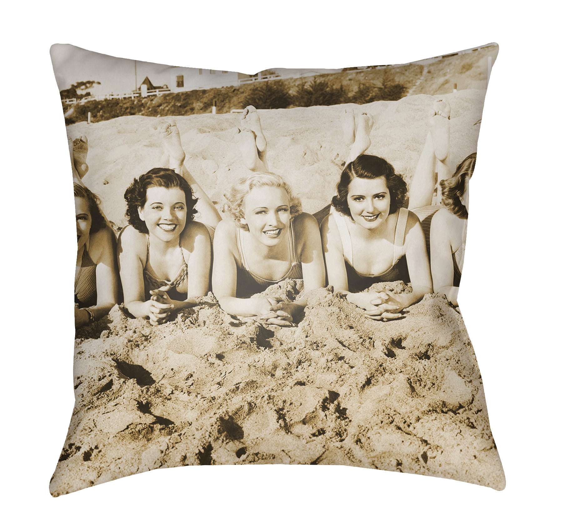 LTCH1462-1616 Litchfield Square Pillow, Sepia - 16 x 16 in.