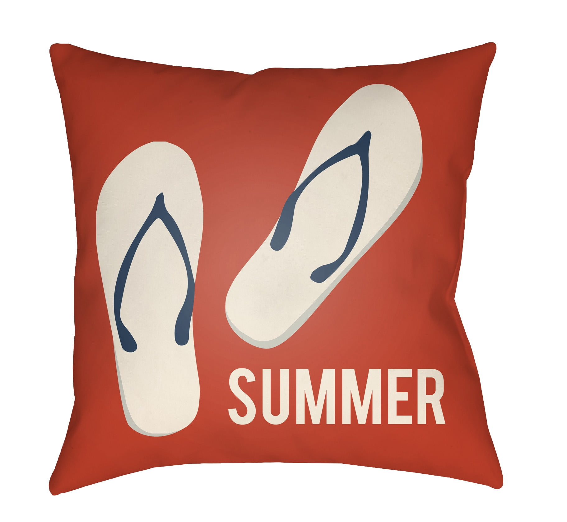 LTCH1444-1616 Litchfield Square Pillow, Red - 16 x 16 in.