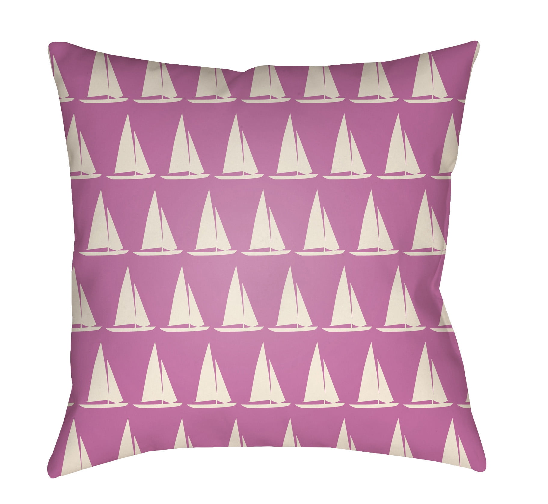 LTCH1411-2020 Litchfield Square Pillow, Fuchsia & Ivory - 20 x 20 in.