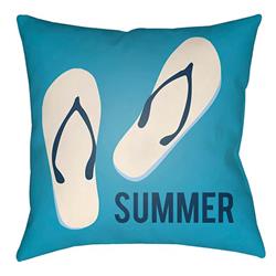 LTCH1440-2222 Litchfield Square Pillow, Blue - 22 x 22 in.