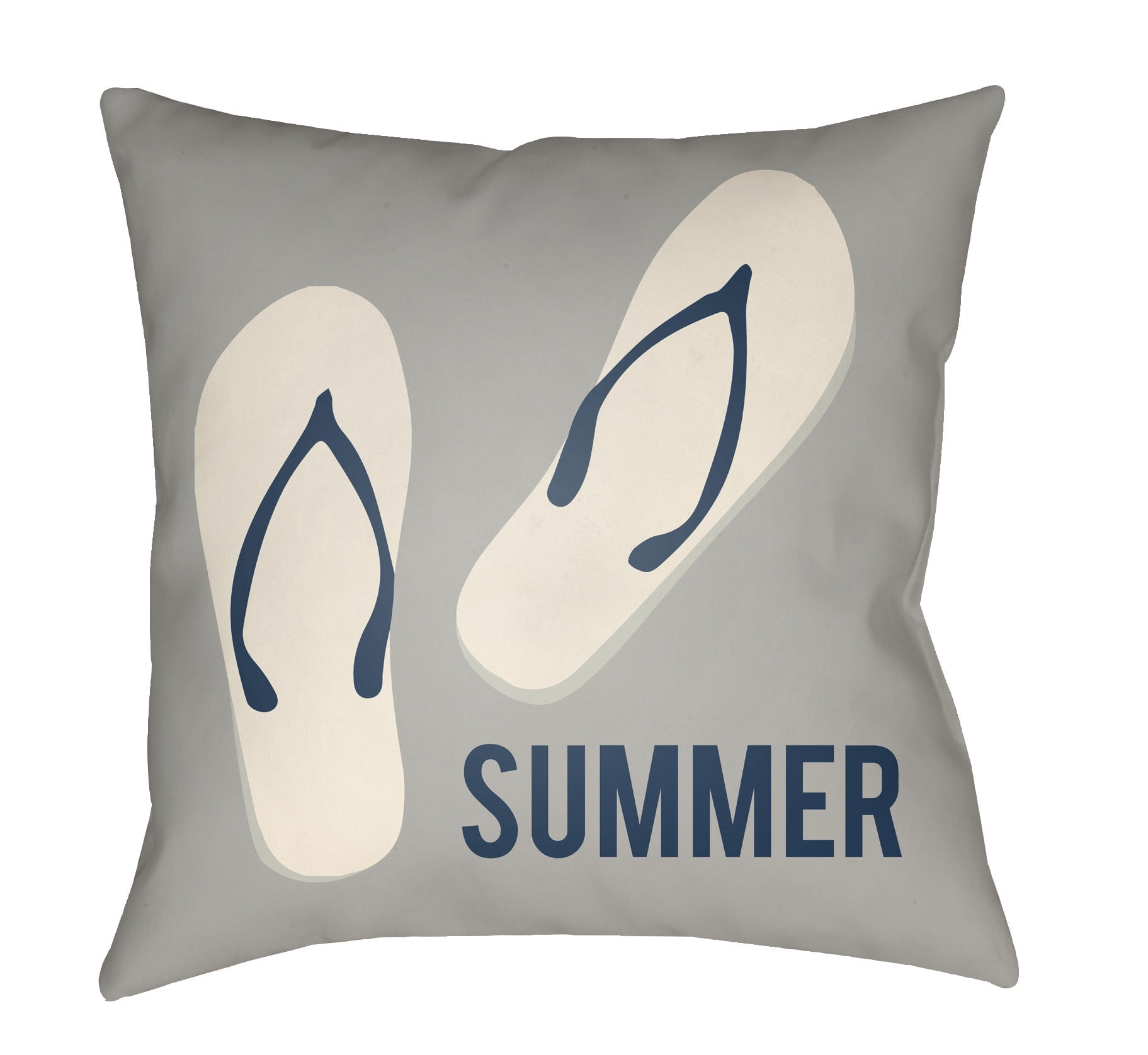 LTCH1442-1818 Litchfield Square Pillow, Gray - 18 x 18 in.