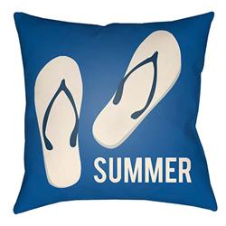 LTCH1445-2020 Litchfield Square Pillow, Blue - 20 x 20 in.