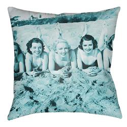 LTCH1459-2222 Litchfield Square Pillow, Teal - 22 x 22 in.