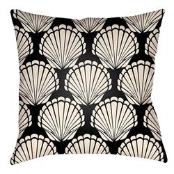 LTCH1478-2626 Litchfield Square Pillow, Onyx Black & Ivory - 26 x 26 in.