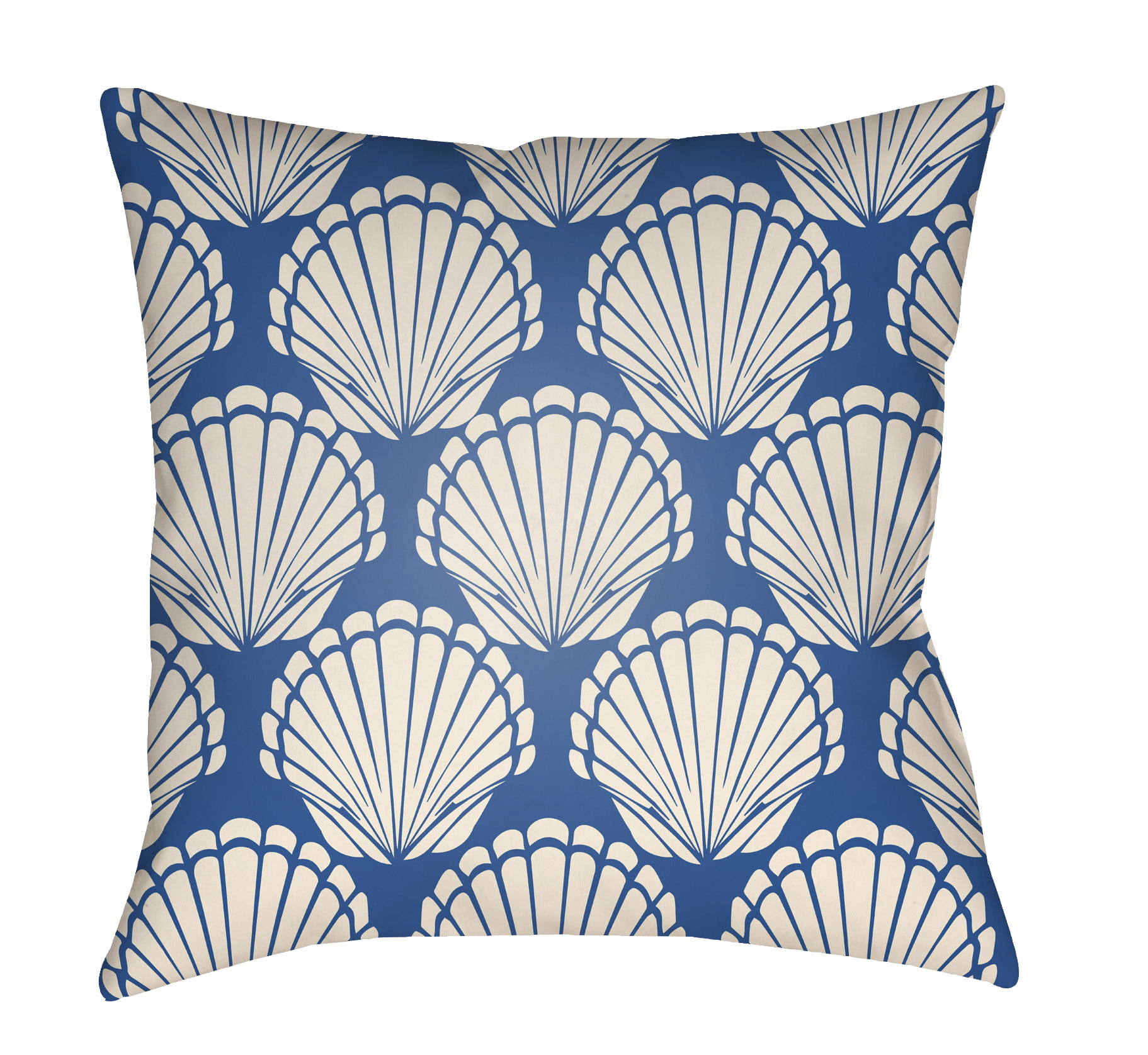 LTCH1485-1818 Litchfield Square Pillow, Royal Blue & Ivory - 18 x 18 in.
