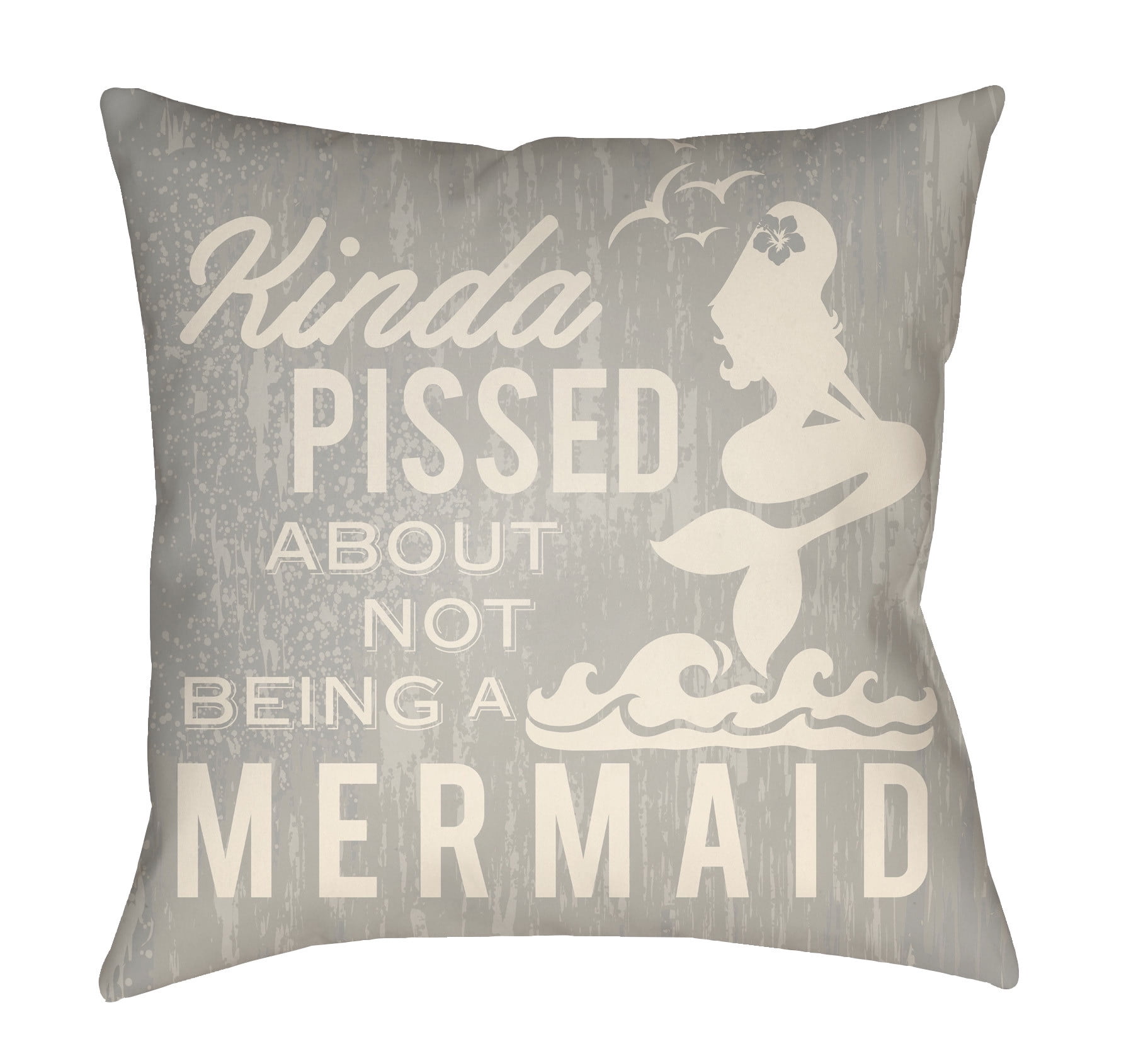 LTCH1538-2626 Litchfield Square Pillow, Gray & Ivory - 26 x 26 in.